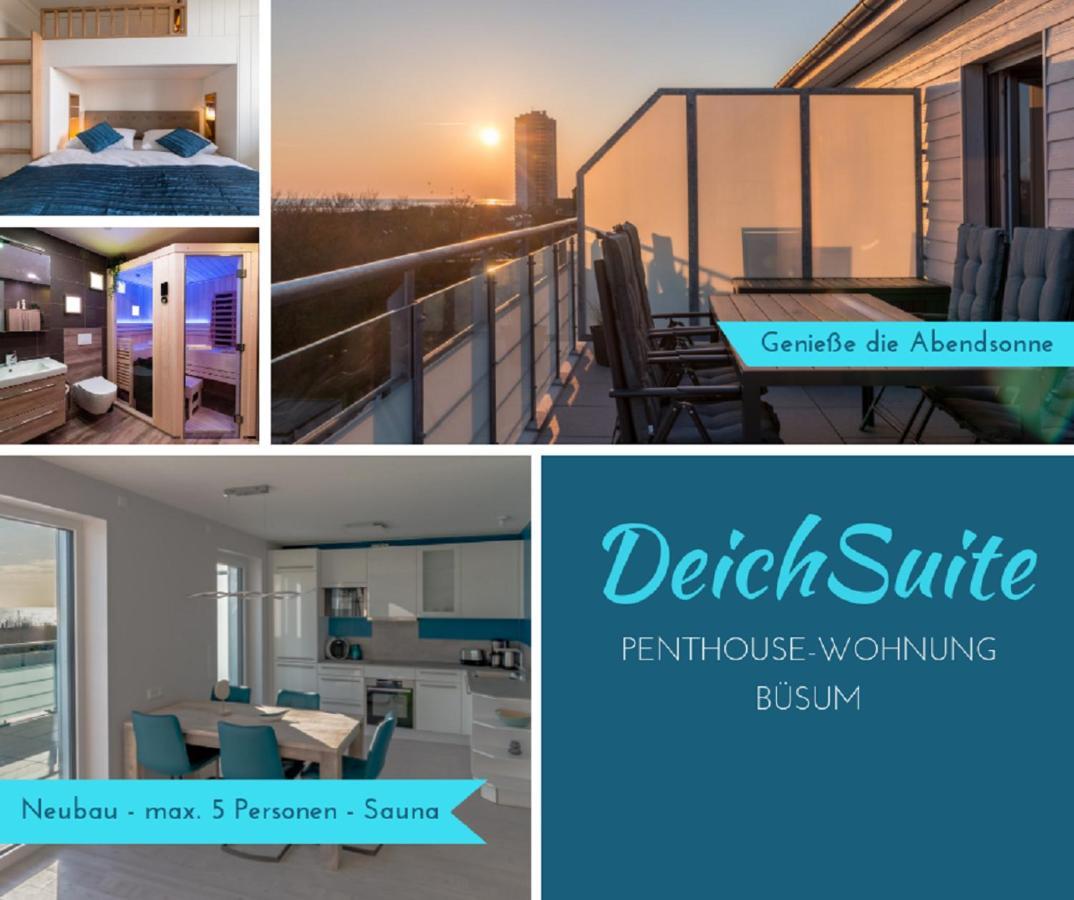 5 Sterne Penthouse Deichsuite Busum Exterior photo
